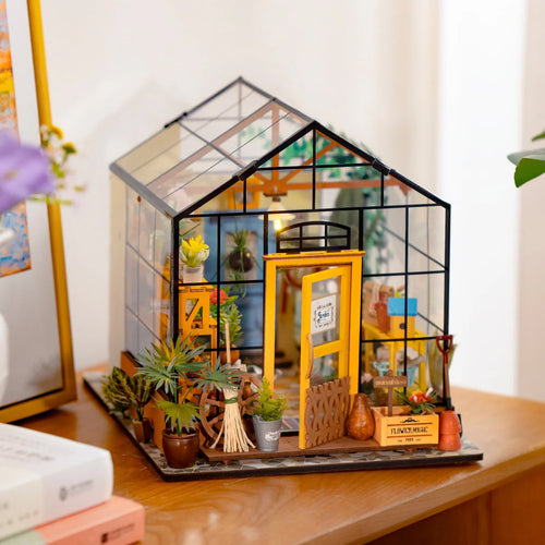 Cathy's Flower House - DIY Miniature House with Light