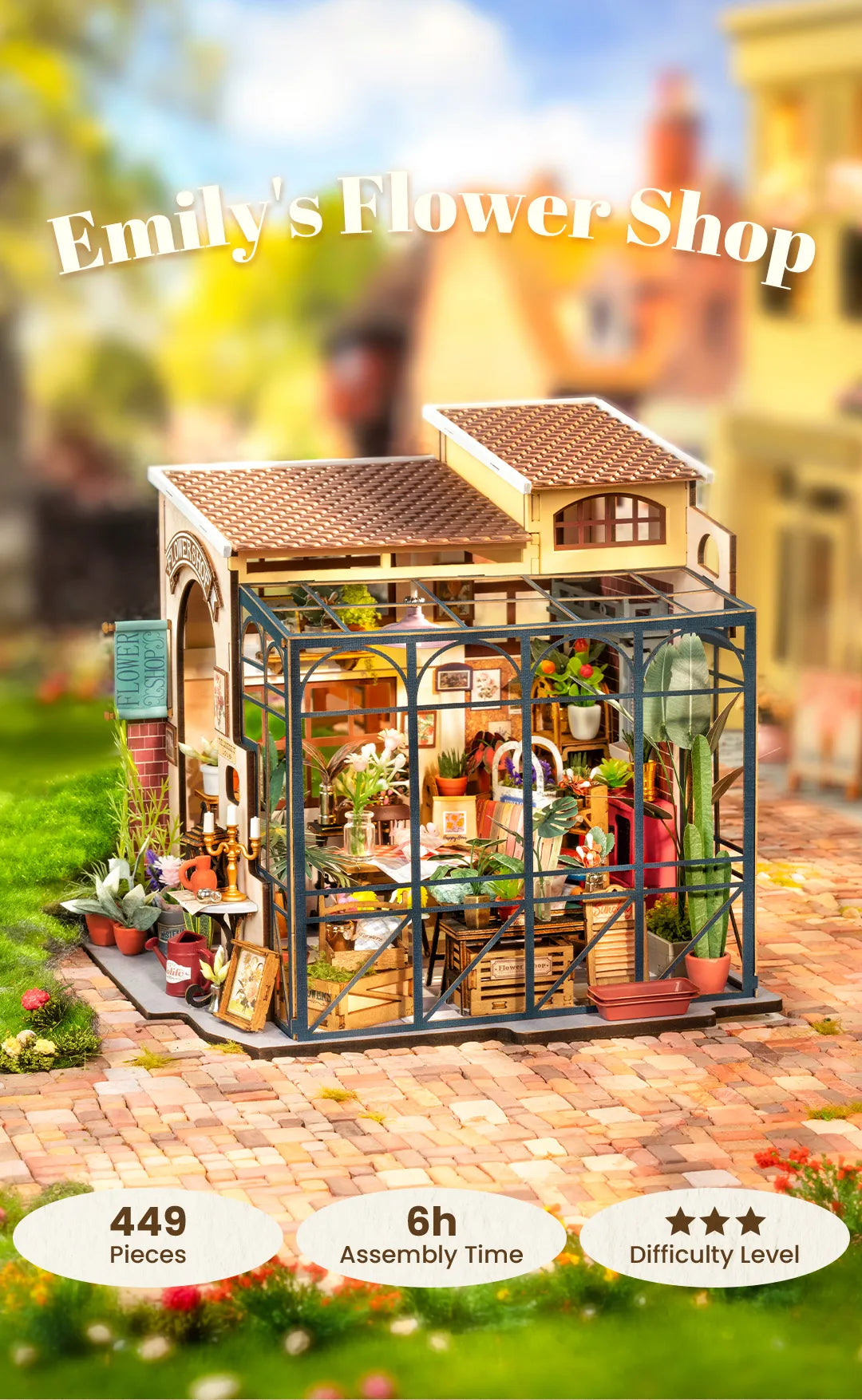 Emily's Flower Shop - DIY Miniature House