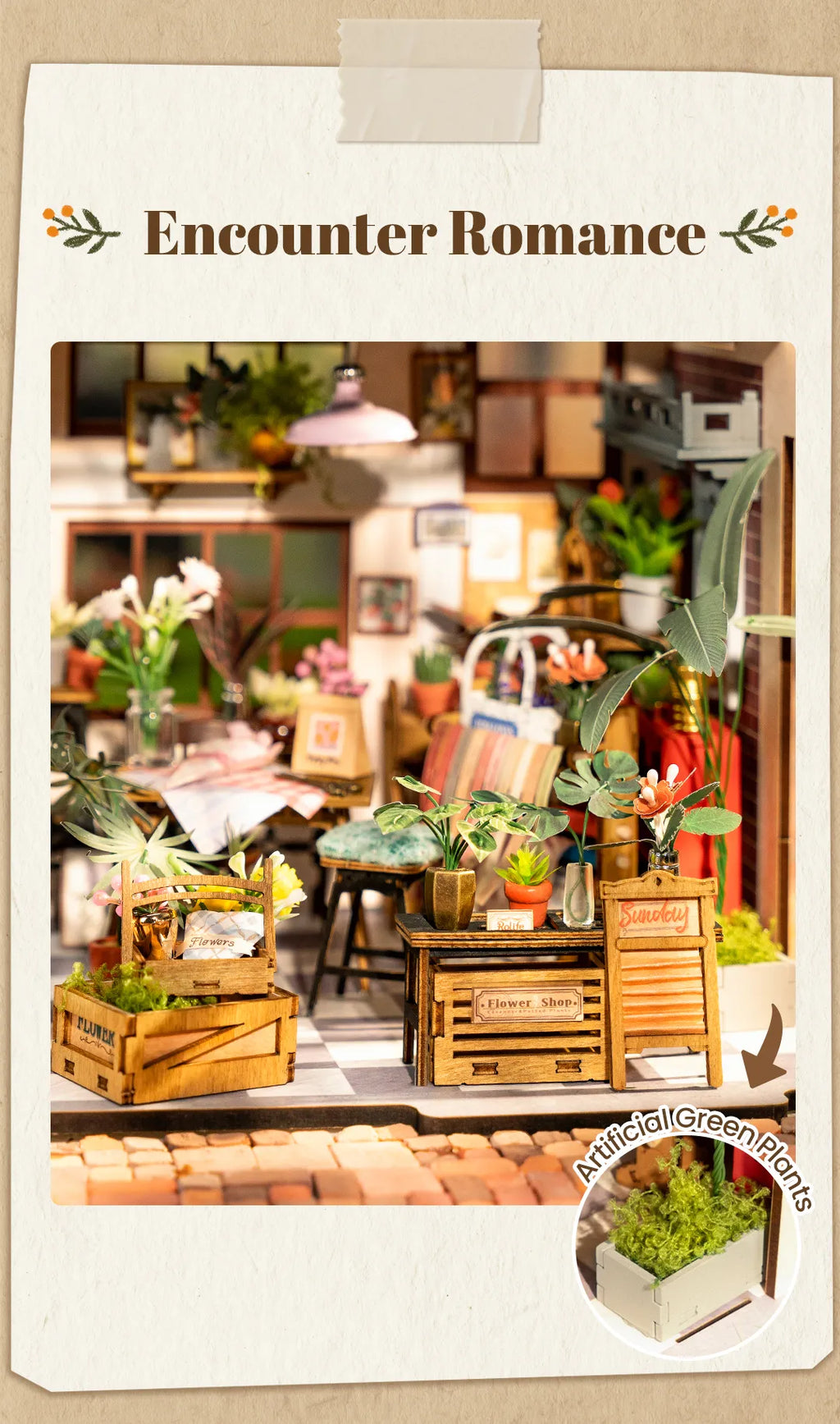 Emily's Flower Shop - DIY Miniature House
