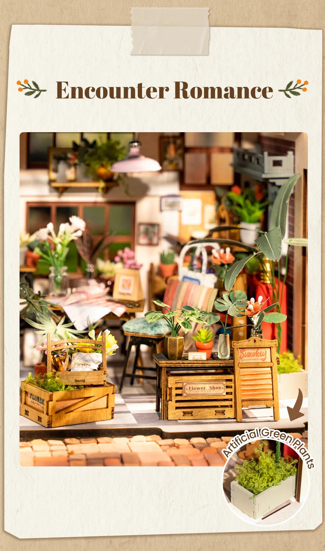 Emily's Flower Shop - DIY Miniature House