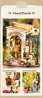 Emily's Flower Shop - DIY Miniature House with Light