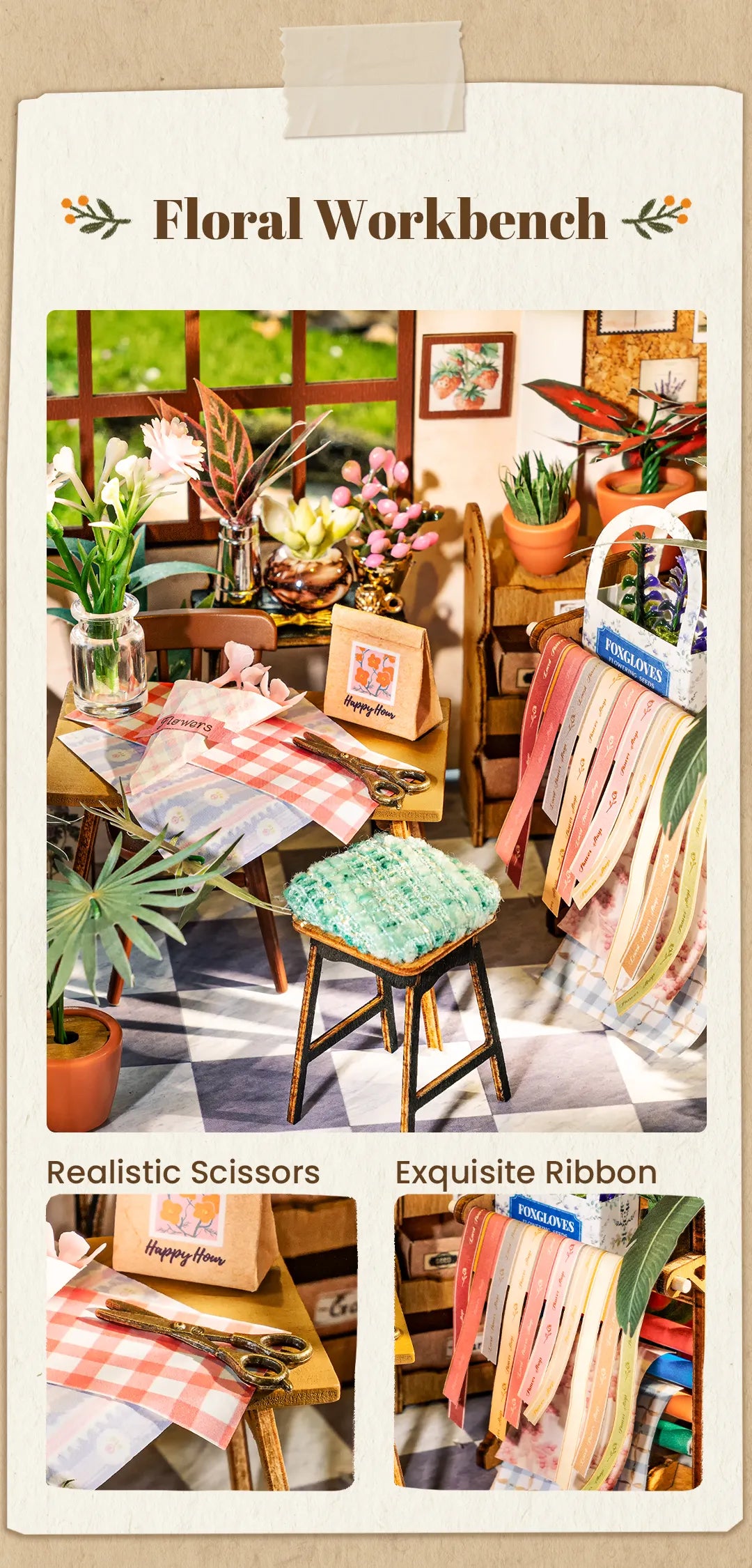 Emily's Flower Shop - DIY Miniature House