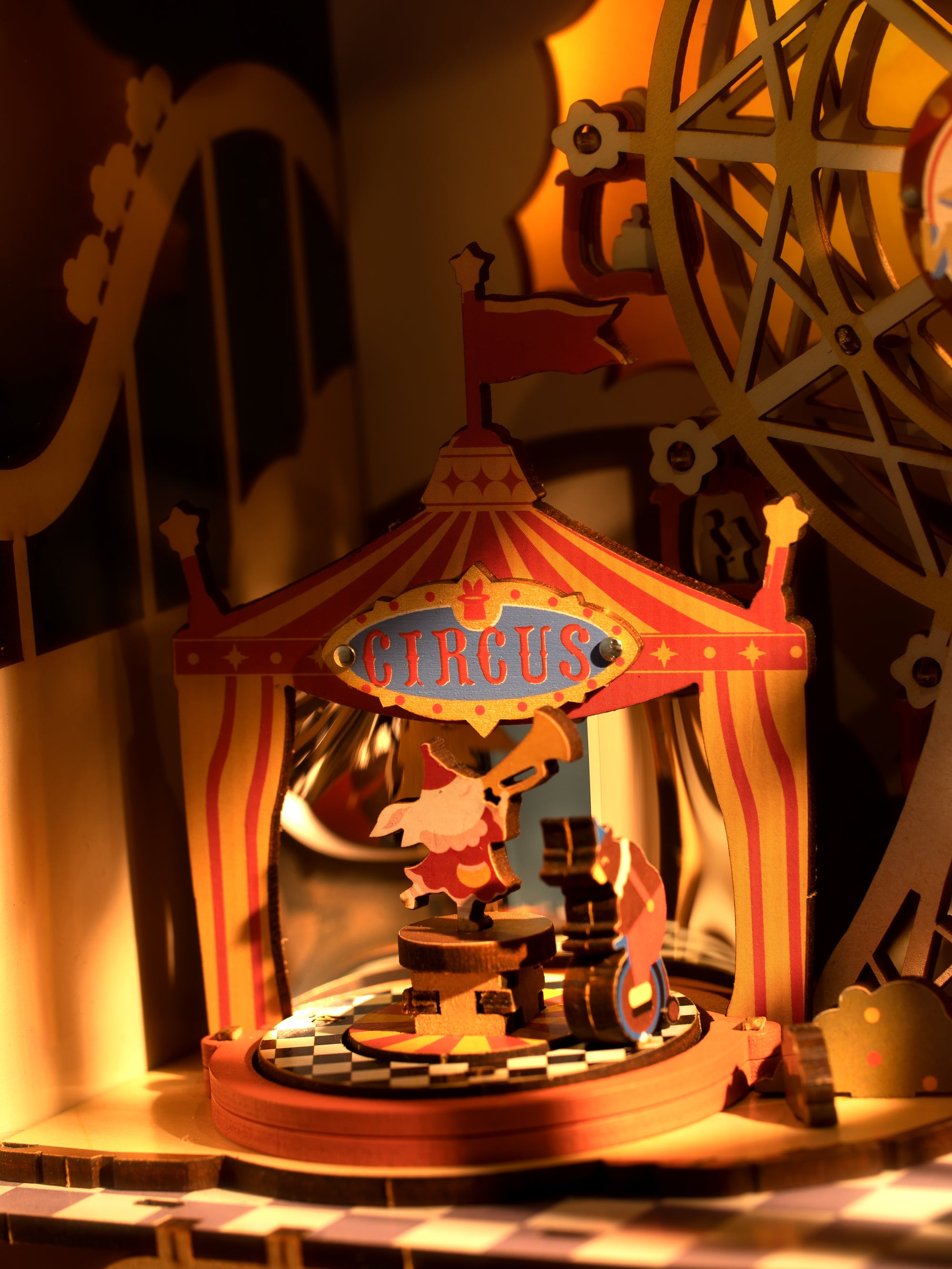 Sunset Carnival - 3D Musical Wooden Puzzle
