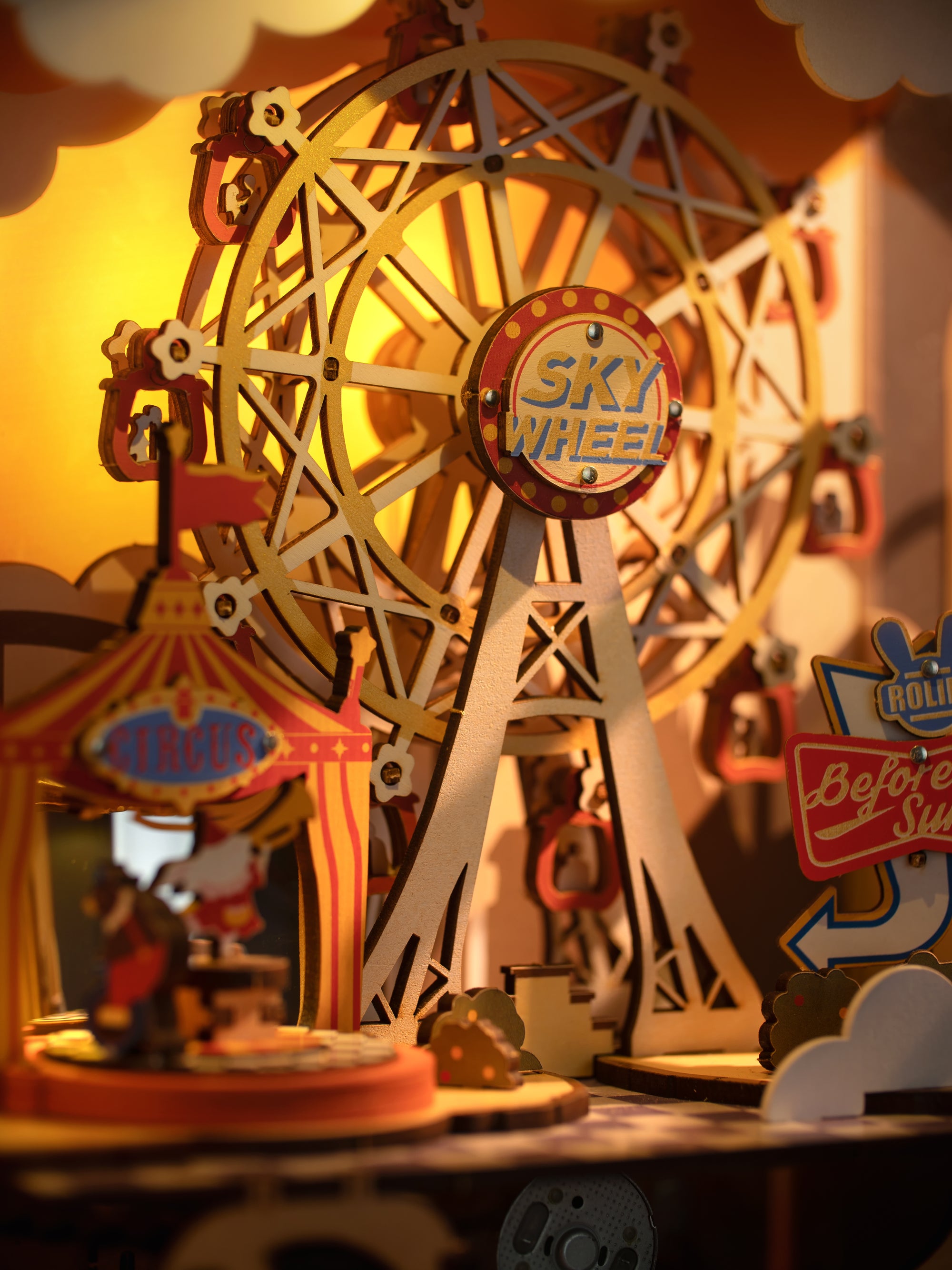 Sunset Carnival - 3D Musical Wooden Puzzle