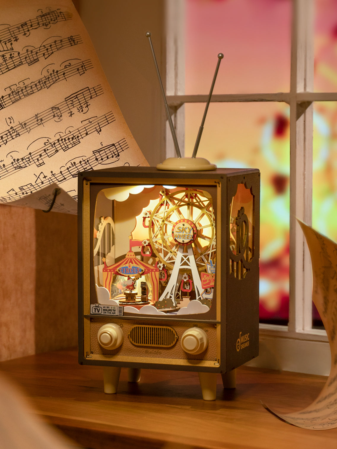 Sunset Carnival - 3D Musical Wooden Puzzle