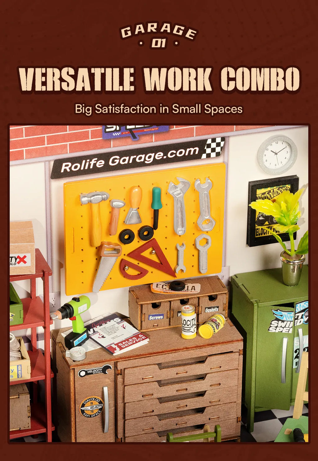 Garage Workshop - DIY Miniature House