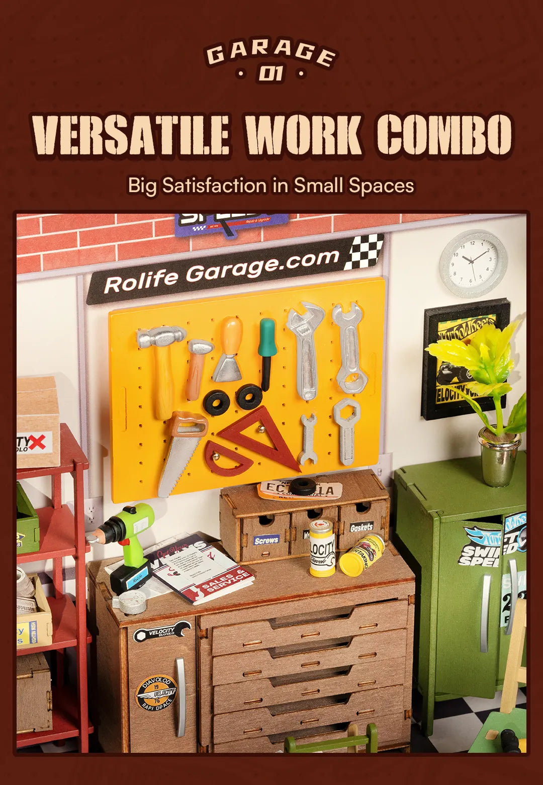 Garage Workshop - DIY Miniature House
