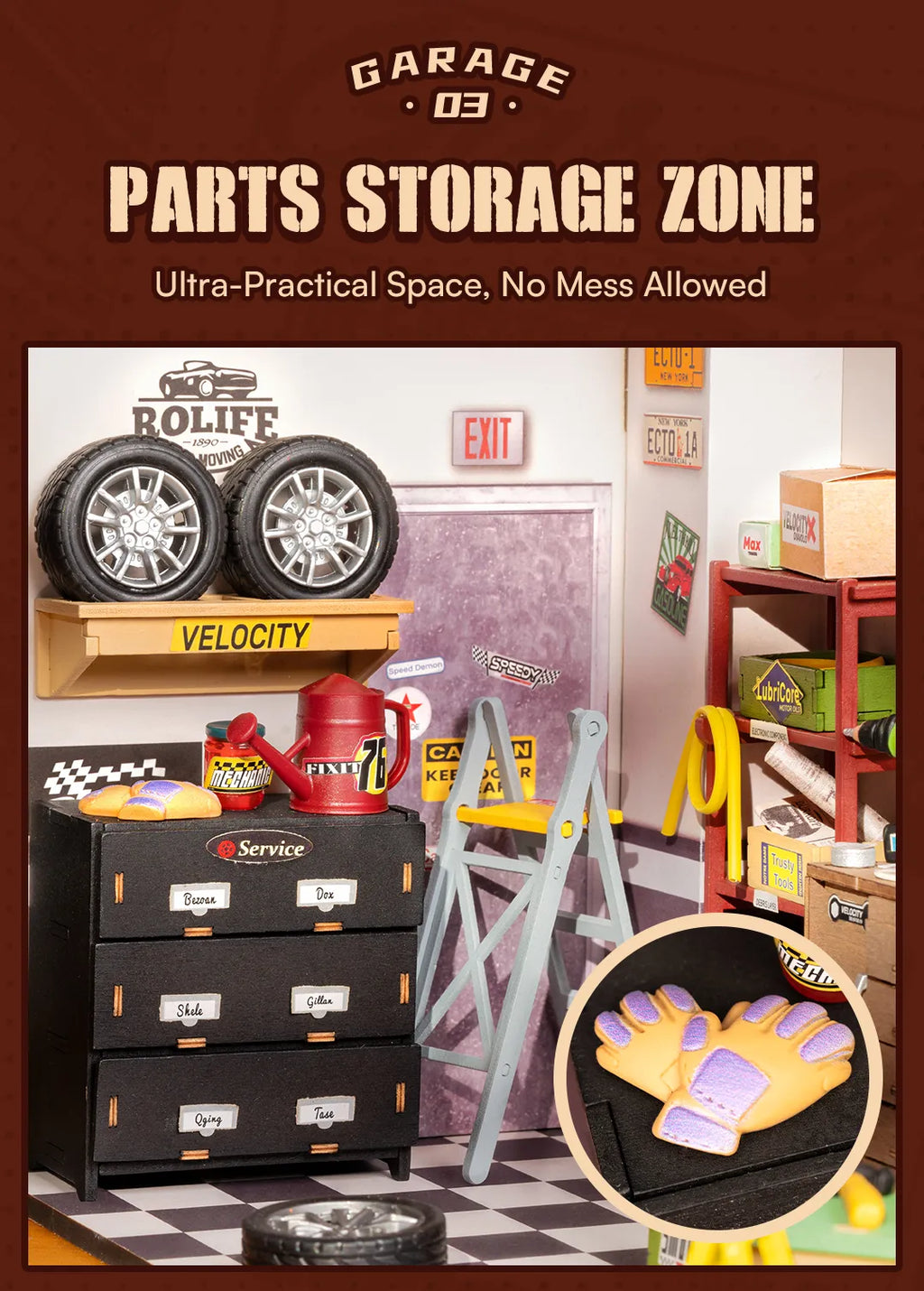 Garage Workshop - DIY Miniature House