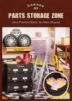 Garage Workshop - DIY Miniature House with Light