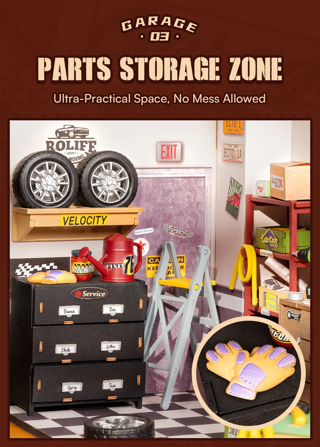 Garage Workshop - DIY Miniature House